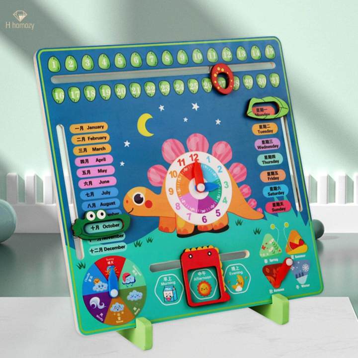 Wooden%20Learning%20Calendar%20Weather%20Season%20Time%20Cognitive%20Puzzles%20Learning%20Educational%20Toy%20for%20Girls%20-%20Image%202