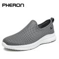 2021 New Light Sneakers Shoes Men Loafers Light Walking Breathable Summer Mesh Slip-On Men Running Shoes Casual Shoes size 36-47. 