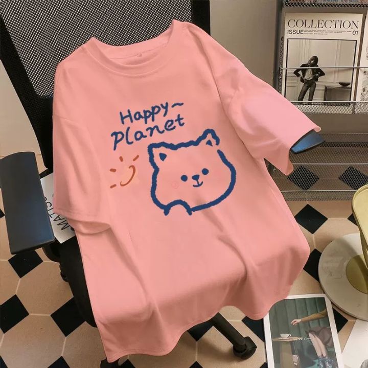 Summer%20Short%20Sleeve%20T%20Fat%20T-shirt%20mm%20Loose%20All-Matching%20Bottom%20Missing%20plus%20Size%20chic%20Girlfriends%20clothes%20oversize%20Top%20for%20Women%20-%20Image%204