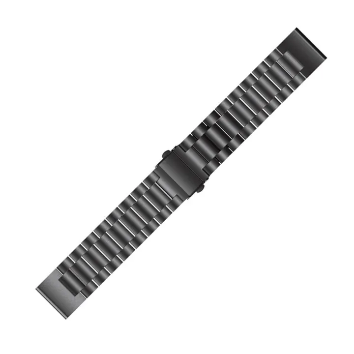 For%20Garmin%20Fenix%205X%20Three-Bead%20Stainless%20Steel%20Metal%20Watch%20Band,%20Size:26MM(Black)%20-%20Image%207