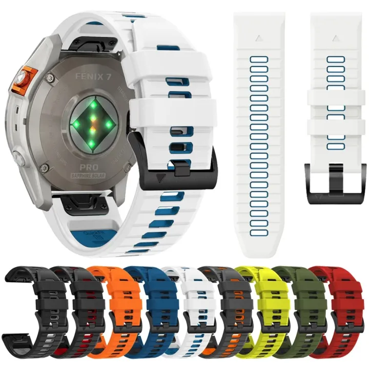 QuickFit%2022mm%2026mm%20Silicone%20Watch%20Band%20For%20Garmin%20Fenix%205%205X%206X%207%207X%20Pro/Epix%20Pro%20(Gen%202)%20TACTIX/Mk2%20Mk2i%20G1/MARQ/Enduro%202%20Strap%20-%20Image%204