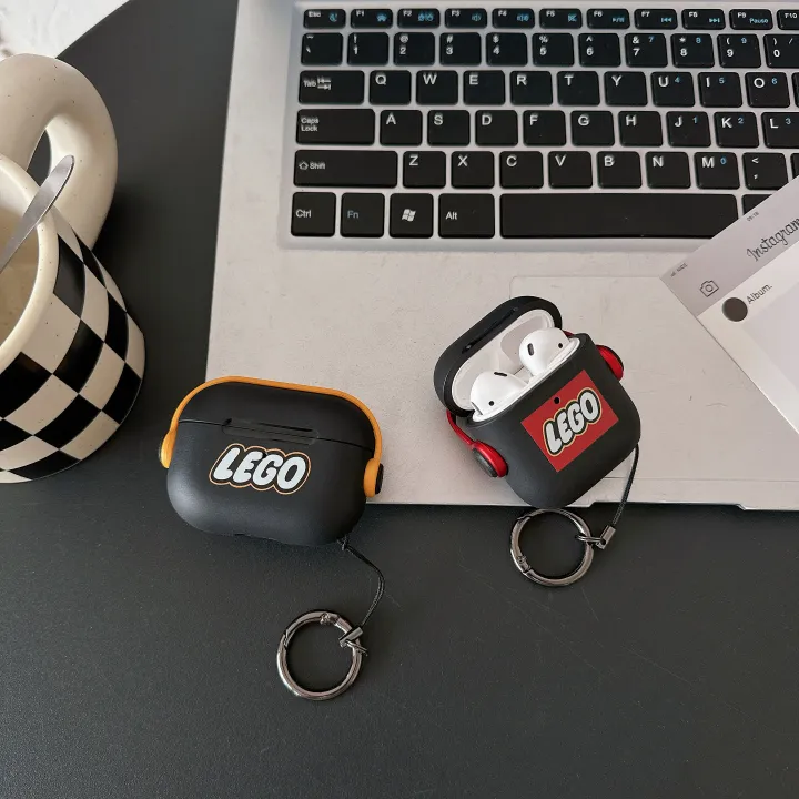 Simple%20Personality%20Big%20LEGO%20%20Luxury%20case%20for%20airpods%20Pro%20airpod%201%202%20AirPods%203%20airpods%20pro2%20soft%20cover%20-%20Image%202