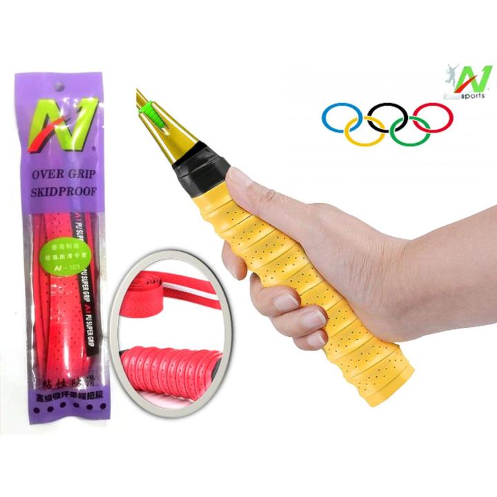 Anti-slip Breathable Sport Over Grip Sweatband Tennis Overgrips Tape Badminton Racket Grips Sweatband Fishing Rods OverGrip Band