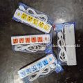 5 Way Multi Plug with 3 Miter 10 Feet Cable, Multiplug Socket Extension & 2 Pin Heavy Duty Plug (Switch, Indicator light, 5 Socket & Strong body). 