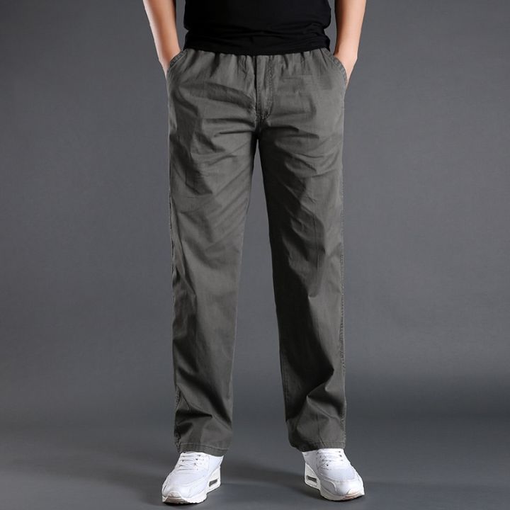 L-6XL%20Cargo%20Pants%20Mencket%20Out%20Door%20Full%20Length%20Pants%20Male%20Simple%20Black%20Straight%20Trousers%20Homme%20Loose%20Cotton%20Casual%20Pants%20Grey%20-%20Image%203