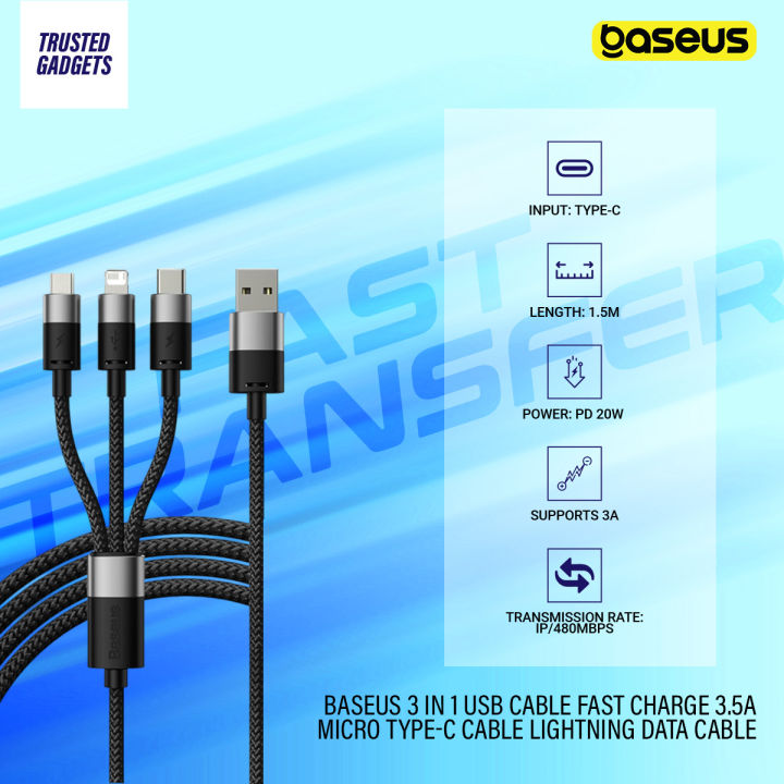 Baseus%203%20In%201%20USB%20Cable%20Fast%20Charge%203.5A%20Micro%20Type-C%20Cable%20Lightning%20Data%20Cable%20Quick%20Charge%20Forall%20phone%20-%20Image%202