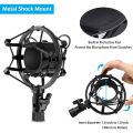 Microphone Boom,Adjustable Suspension Scissor Arm,with Mobile Phone Holder,for Blue ,Snowball and Other Microphones.