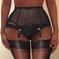 Vintage Summer New Women Sheer Garter Belt Over The Knee Thigh High Stockings Lace Suspender Garters Fashion Plus Size.