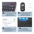 Mini Wireless Bluetooth Keyboard Mouse Combo-English. 