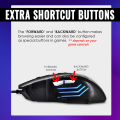 RGB Mouse Gaming Design X1 Wired RGB Gaming Mouse 7 Buttons With DPI Button And Braided Cable Computer Mice Gaming PC Laptop Desktop - 2025 Gamers Choice. 