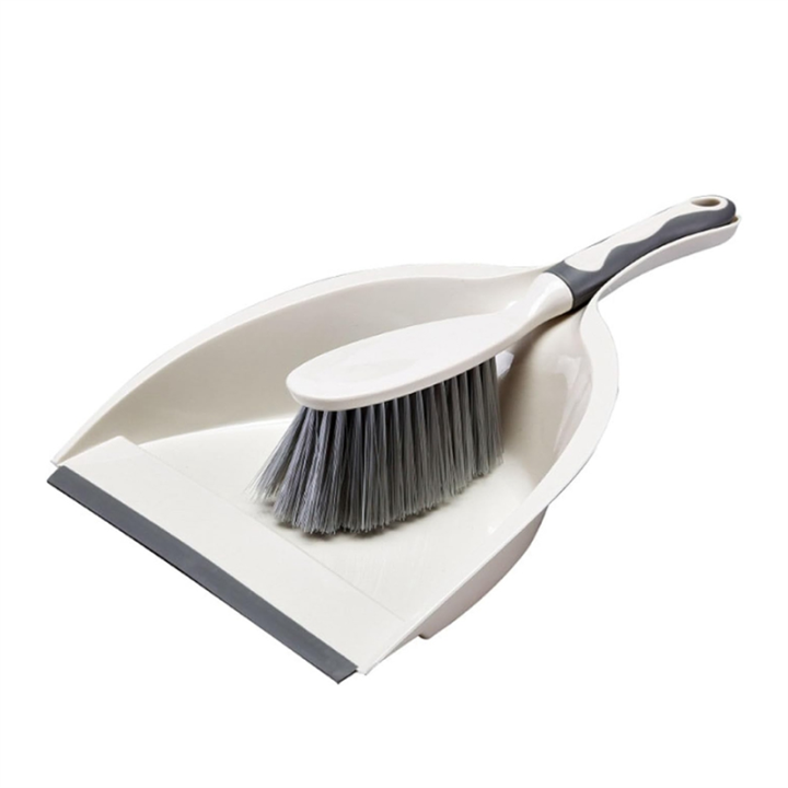 Dust Pan and Brush Set with Handle - Portable Hand Broom and Dustpan Set Combo - Small Broom and Dustpan Set Indoor Easy Install Easy to Use