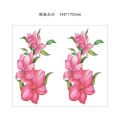 Miss Meow Colorful Flower Tattoo Sticker Waterproof Female Lasting Vertical C-section Scar Covering Tattoo Sticker.
