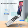 DoomHot Lap-top Stands Foldable Aluminium Lap-tops Stand Portable 6-Level Height Adjustable Holder Notebook Stand Air Flow Cooling Ergonomic Design Stands for 10 -15.6 Inch PC Computer Accessories. 