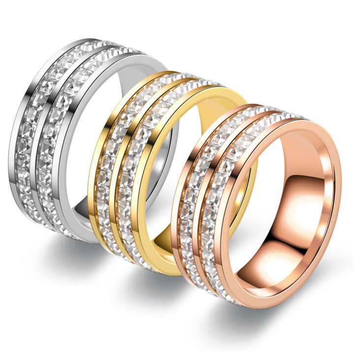 Hot%20Sale%20Rings%20Jewelry%20Set%20Couple%20Ring%204MM%208MM%20Square%20Single%20and%20Double%20Diamond%20Jewelry%20Wedding%20Ring%20Stainless%20Steel%20for%20Women%20-%20Image%207