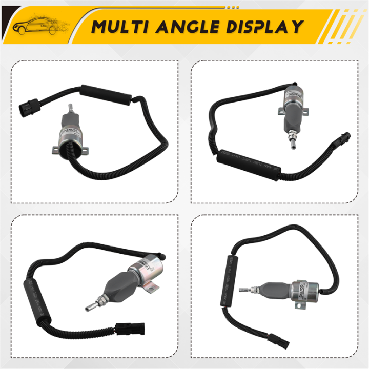 12V Fuel Shut Off Stop Solenoid Valve 13026882 13026697 for Deutz ...