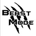Sticker For Bike | Beast mood (Motorcycle) | Best Quality ( Sticker_Mode ). 