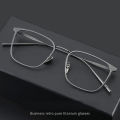 Ultra Light Pure Titanium Myopia Glasses Frame for Men's Business Retro Casual Square Eyeglasses. 