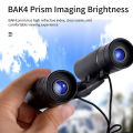 Mini Portable Zoom HD 5000M Telescope Binoculars Powerful 300x25 Folding Long-distance Low Light Night Vision Professional. 