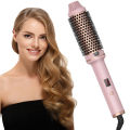 32mm Thermal Brush Heated Curling Iron Brush 1.25inch Round Brush Ceramic Hair Curler Volumizing Brush LCD Display Curling Comb. 