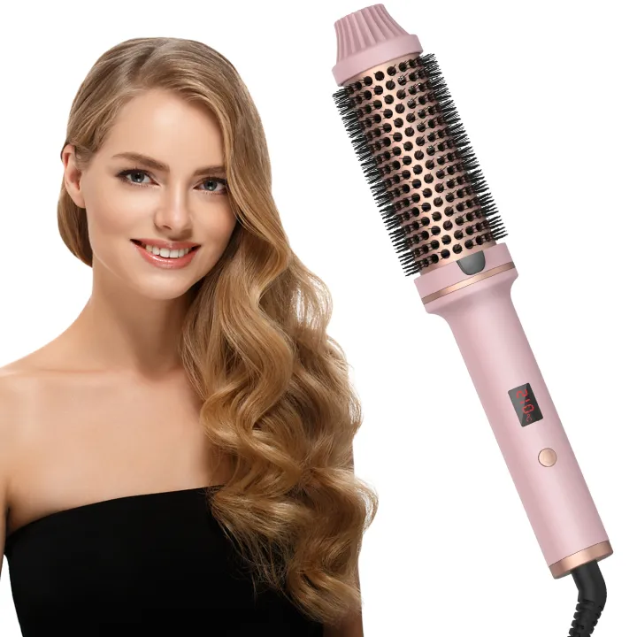 32mm%20Thermal%20Brush%20Heated%20Curling%20Iron%20Brush%201.25inch%20Round%20Brush%20Ceramic%20Hair%20Curler%20Volumizing%20Brush%20LCD%20Display%20Curling%20Comb%20-%20Image%206
