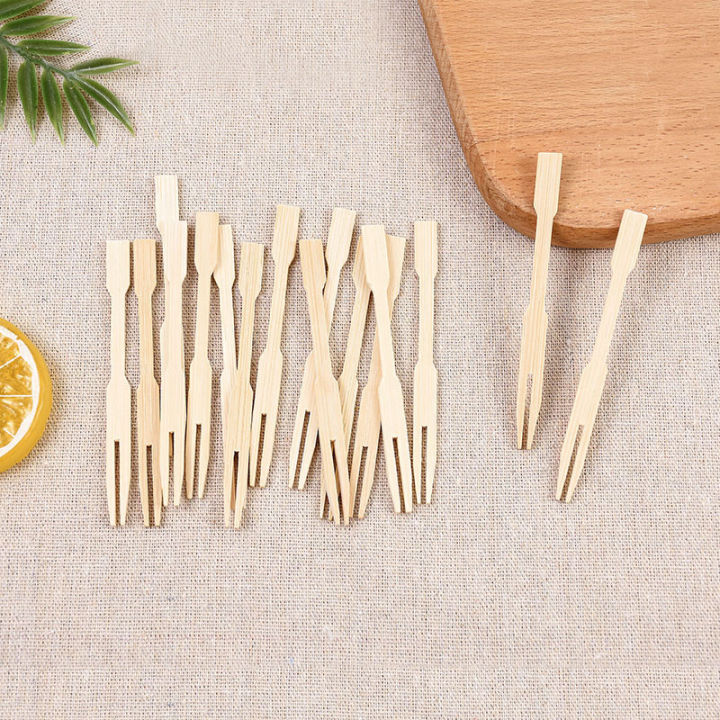 100PCS%20Bamboo%20Disposable%20Wooden%20Fruit%20Fork%20Dessert%20Cocktail%20Set%20Summer%20Party%20Home%20Household%20Decor%20Tableware%20Supplies%20-%20Image%202