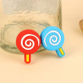 Cartoon Lolly Shape Tennis Racket Shockproof Absorber Silicone Shock Absorption Tennis Racket Shock Pad Anti-Vibration Dampeners.