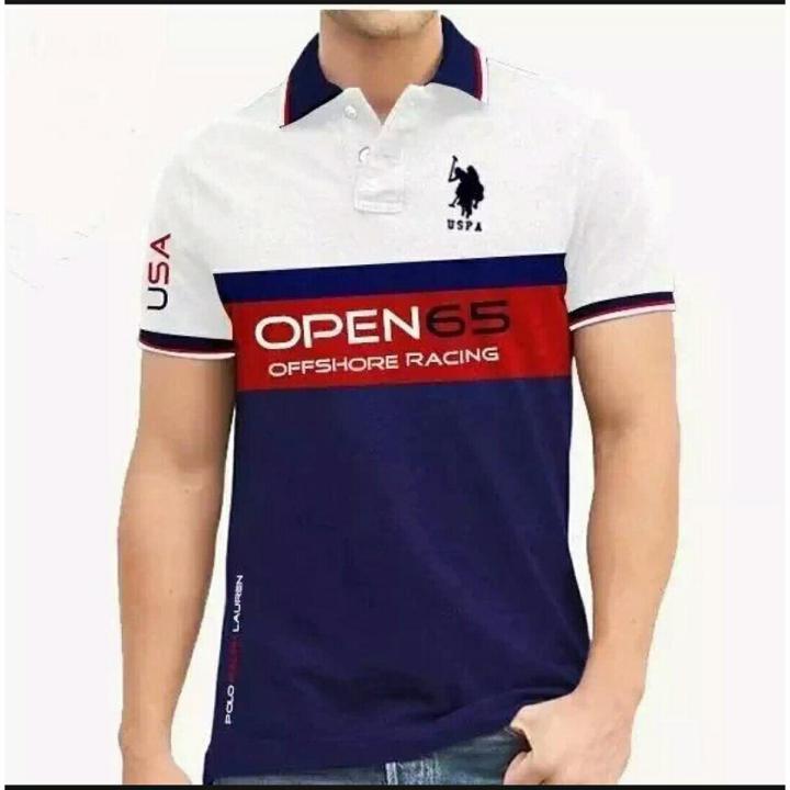 Open 65 Cotton Polo T-Shirt For Men - Polo T Shirt For Men - Polo T Shirt - Comfortable and Suitable for All Seasons and Occasions
