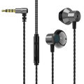 F13 Type-C/3.5mm Plug Ergonomic In-Ear Wired Earphones Bass Headset for Phone PC.