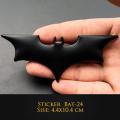 【Mary DAI Store】3D Car Stickers Cool Metal Bat Logo Car Styling Batman Badge Emblem Tail Motorcycle Car Automobiles. 