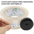 150cm Tape Meter Tailor Ruler Keychain Measuring Tape Clothing Size Tape Measure MJD.