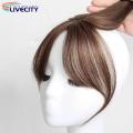Women Bangs Wig Natural Wispy Clip-in Bangs Hair Extensions for Women 3d French Bangs Fringe Wig Black Brown Side Bangs Hairpieces Buyers' Favorite Styleable Bangs Wig.