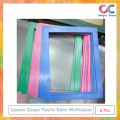 Square Shape Plastic Ruler Multicolour 6 Pcs. 