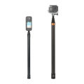 Invisible Selfie Stick For Insta360 X3/Action 3/Gopro Carbon Fiber 3M Invisible Extended Edition Selfie Stick Cameras Accessory. 