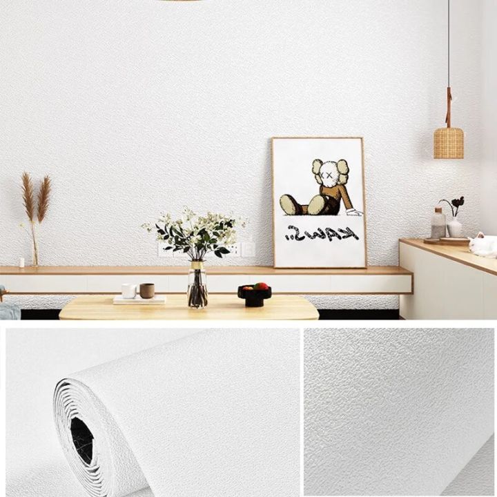 50cmX10m%20linen%203D%20foam%20self-adhesive%20PVC%20solid%20color%20luxury%20waterproof%20background%20wall%20decoration%20wallpaper%20wall%20sticker%20-%20Image%202