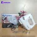 Miyako Egg Beater & Hand Mixer with Dough Hooks in a Storage Case HM-6679CX. 