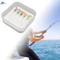 5x Fly Fishing Lures Lures Swimbaits Portable Bass Lures Fishhook for Crappie Saltwater. 