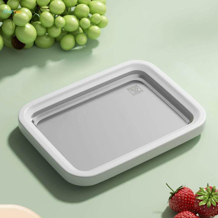 DIY Ice Cream Maker Roller Pan with 2 Scrapers for Housewarmings Birthdays