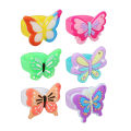 LFjAFvc Environmental Butterfly Ring Girl boy chindren PVC Silicone Ring Handmade Children's Cartoon Ring. 