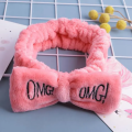 OMG Head Band Women Girls Face Bow Makeup Hair Bands Skin care Head Band OMG Letter Writing Hair Make Up Band for Girls. 