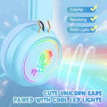 Cartoon Unicorn Wireless Headphones RGB Girls Daughter Music Stereo Earphone Kids Cute Unicorn Headset With Mic Christmas Gifts. 