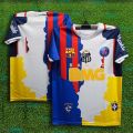 Neymar JR Thai Premium Football Jersey For Man - Half Sleeve T Shirt - Brazil Football Jersey 2026.