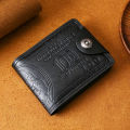 Men Mini Wallet Man Dollar Purse Card Bag Leather Bag Student Zero Wallet Personality Men's Short Wallet Card Holder.
