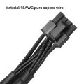 8 PIN TO Dual 8 Pin 6 PIN PCIE VGA Power Cable for EVGA Supernova G2. 