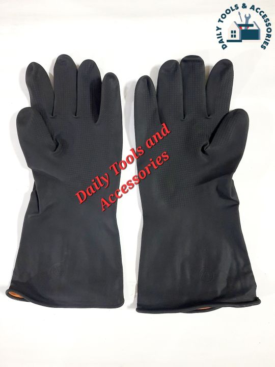Rubber%20Hand%20Gloves%20%20Black%20And%20Orange%20Latex%20use%20for%20Resist%20Oil,%20Acids,%20Chemical,%20Gardening,%20Kitchen%20Works%20-%20Image%202