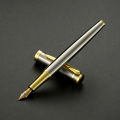 Luxury Metal Caligraphy Pen Office School Stationary ink Nibs for Fountain Pen 0.38mm 0.5mm 1.0mm Customized Logo Name Gift Amour zii. 