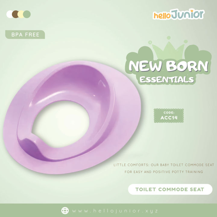 ﻿Hello Junior baby toilet commode seat, Purple