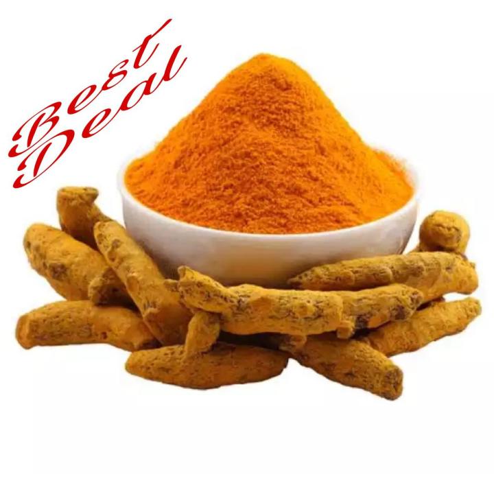 Turmeric Powder Add Turmeric powder-হাতে ভাঙ্গানো হলুদের গুড়া- 500gm | Daraz.com.bd