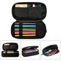 Soccer Pattern Pencil Case Cute Football Balls Sports Pen Bag Student Big Capacity School Supplies Zipper Pencil Pouch. 