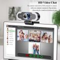 C13 1080P High-Definition Touch 3-level Brightness Web Camera Fill Light Camera Live Webcast Webcam with Tripod.