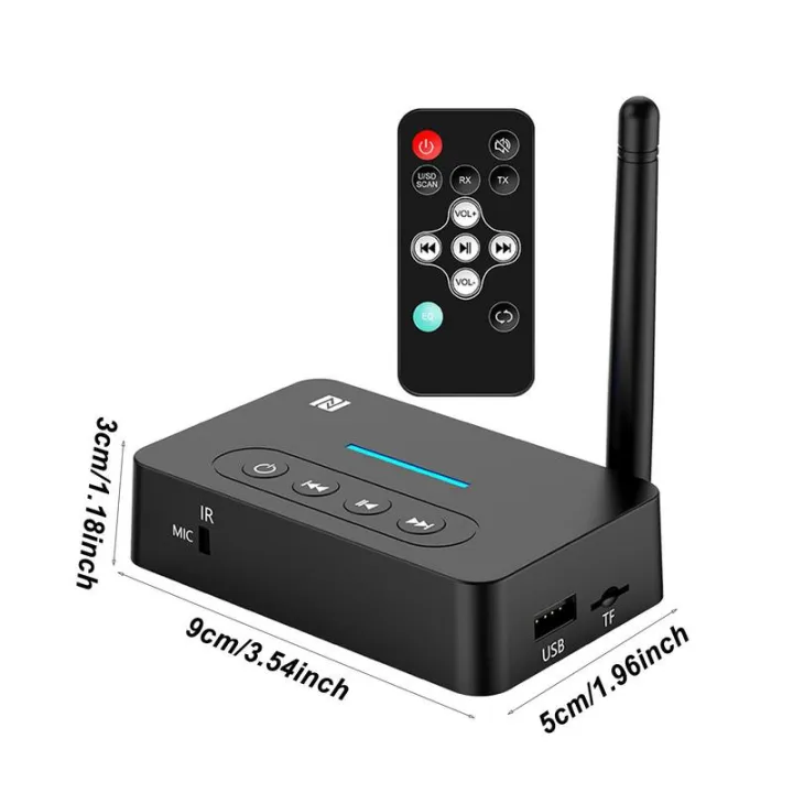 NFC%20Quick%20Pairing,%20Bluetooth%205.1%20Adapter,%20Dual-mode%20RX%20TX,%20U-Disk%20TF%20Card%20R/L%20AUX%20RCA%20Interfaces,%20With%20IR%20Remote%20Control%20-%20Image%206